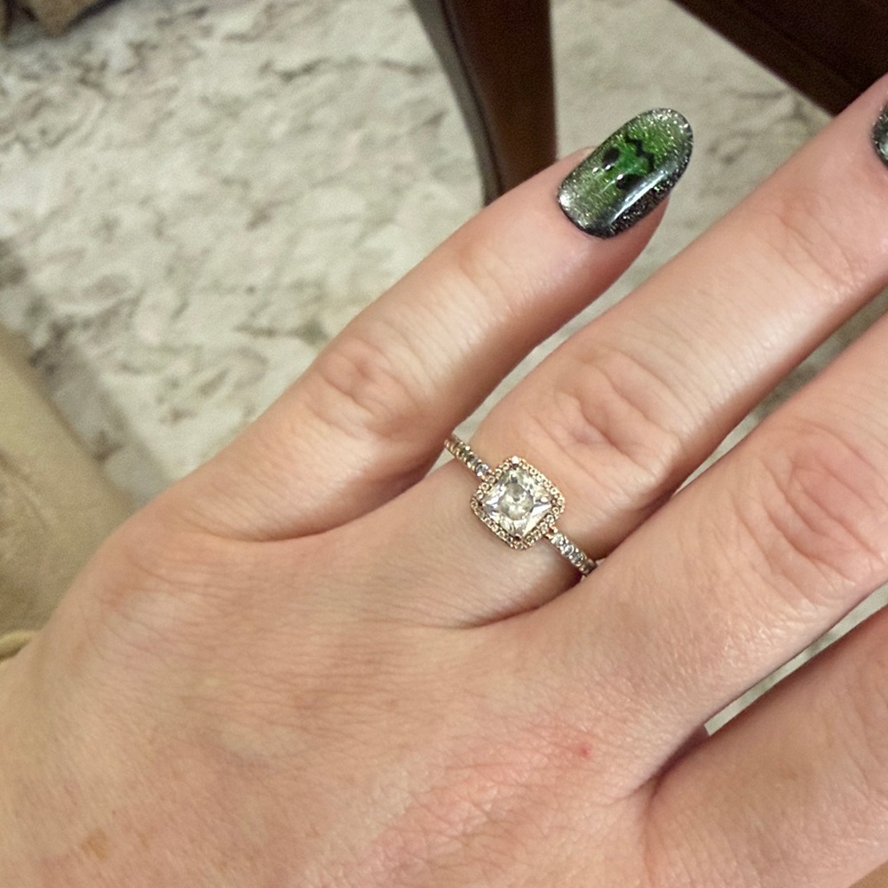 Pandora Silver Sparkling Ring